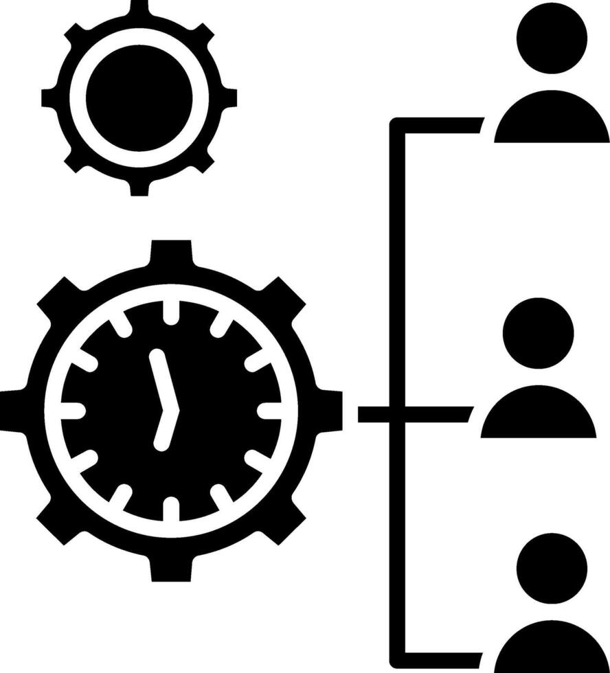Stakeholder Glyph Icon vector