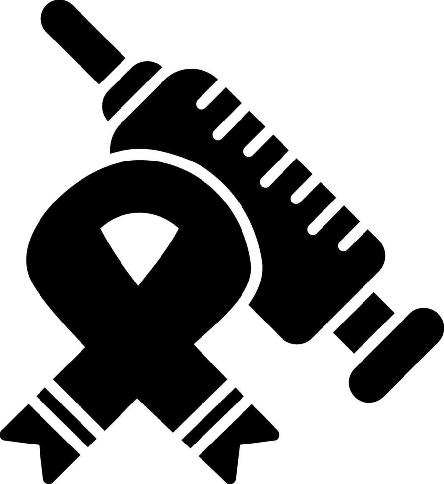 Injection Glyph Icon vector