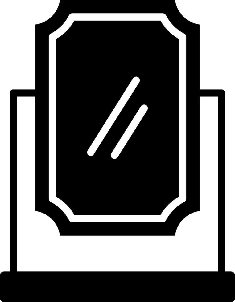 Mirror Glyph Icon vector