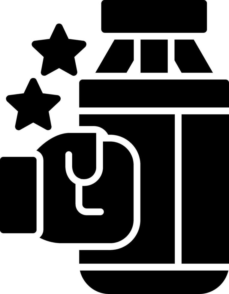 Punch Glyph Icon vector