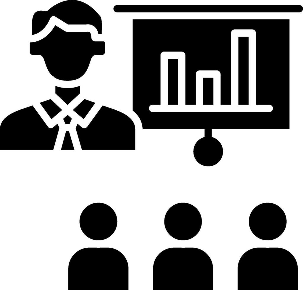 Pitch Glyph Icon vector