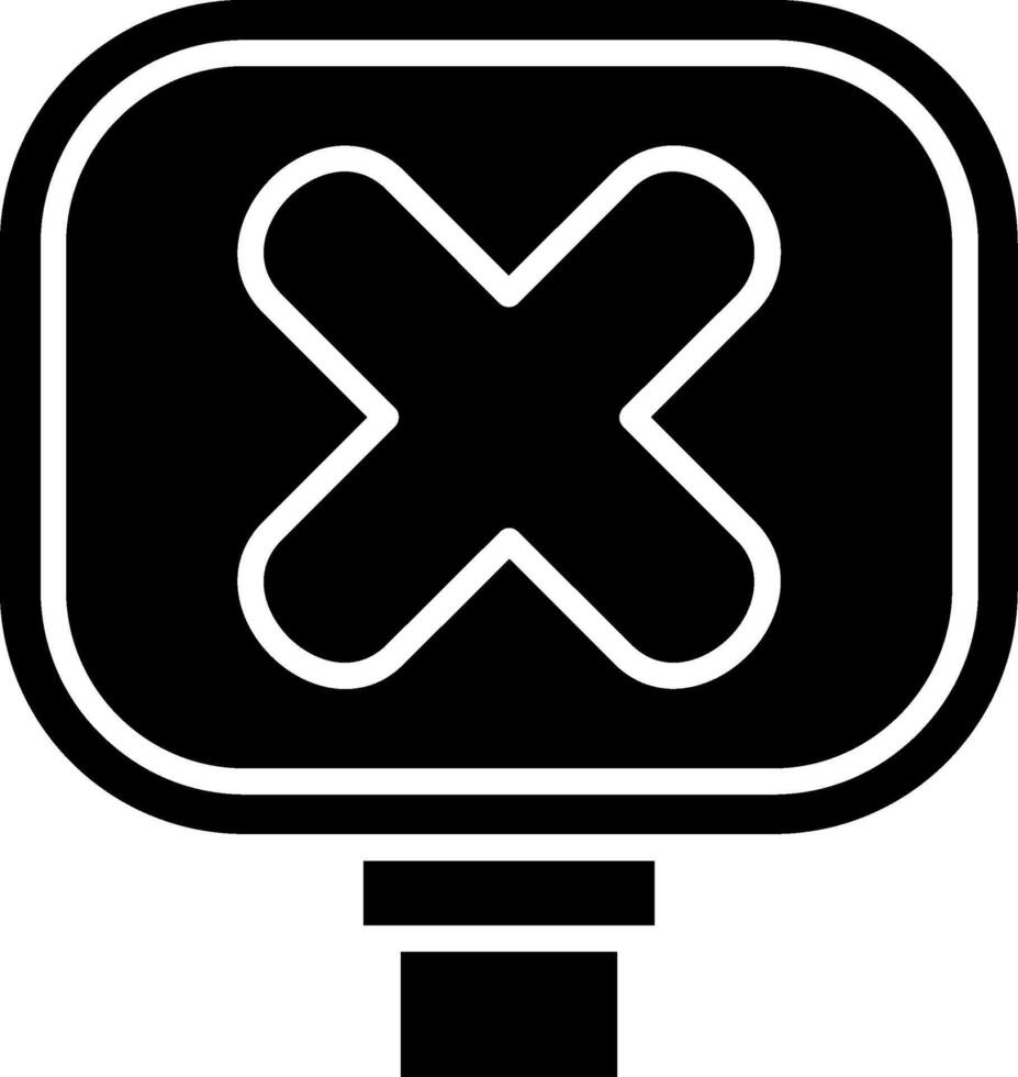 Quality Control Glyph Icon vector
