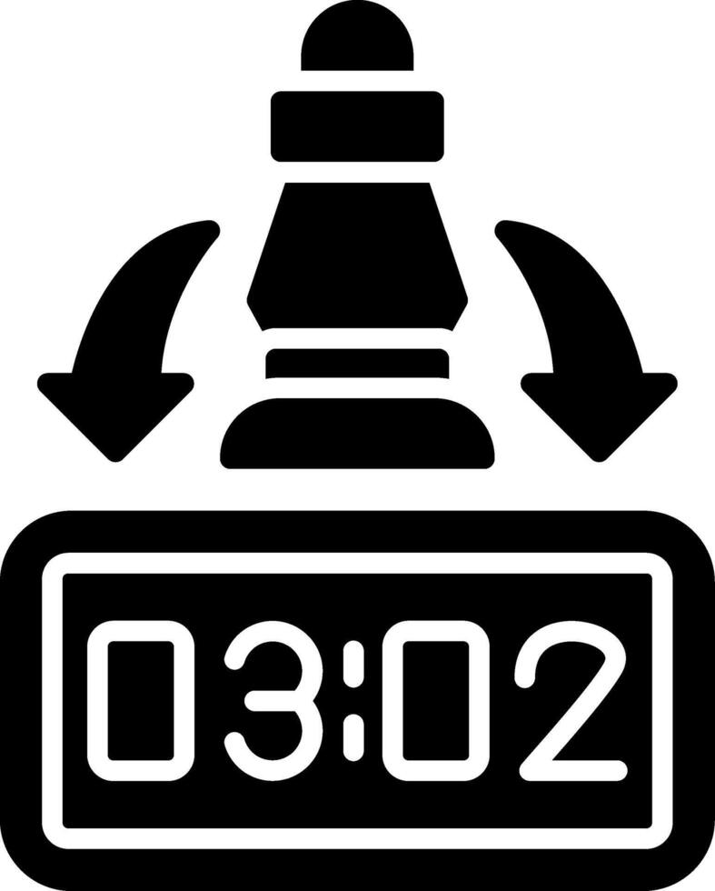 Score Glyph Icon vector