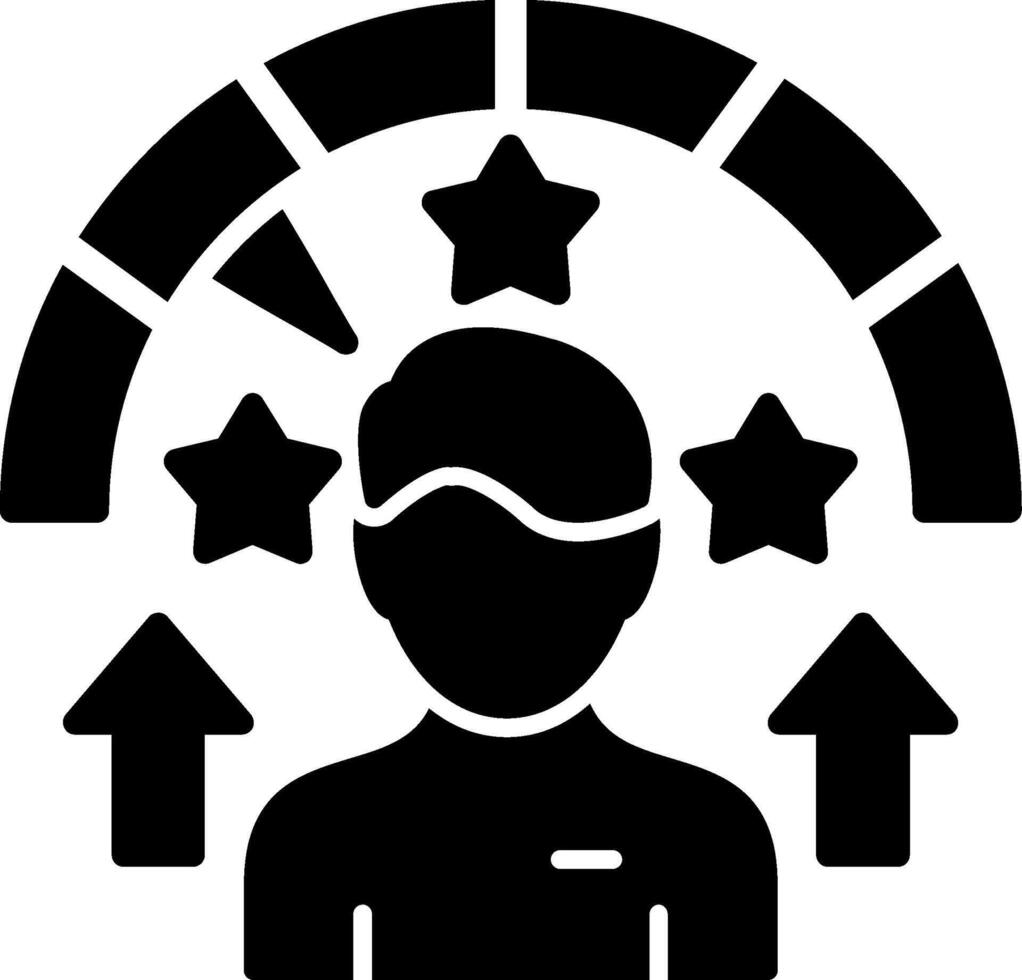 Performance Glyph Icon vector