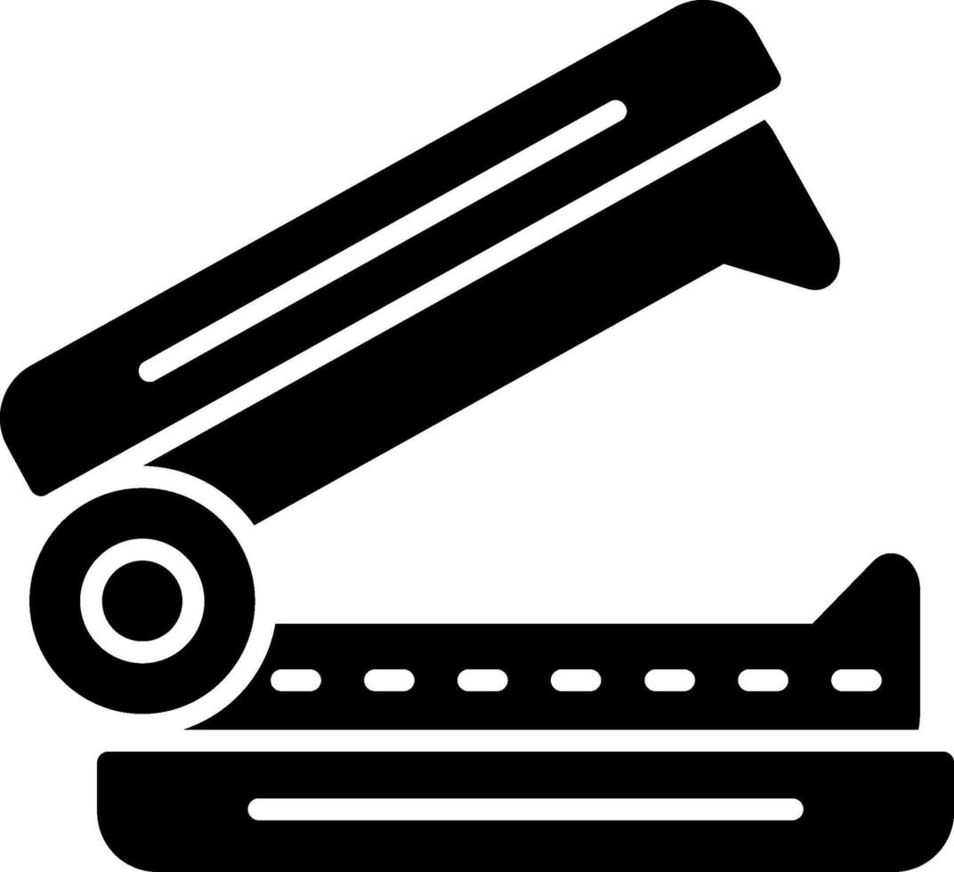 Stapler Remover Glyph Icon vector