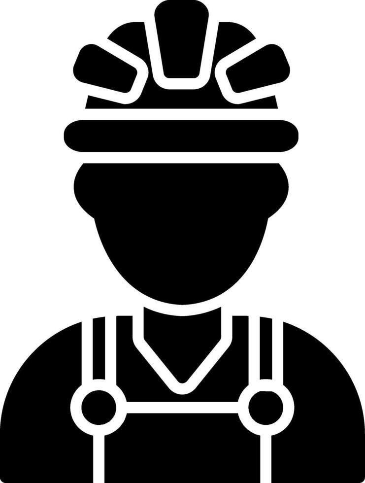 Worker Glyph Icon vector