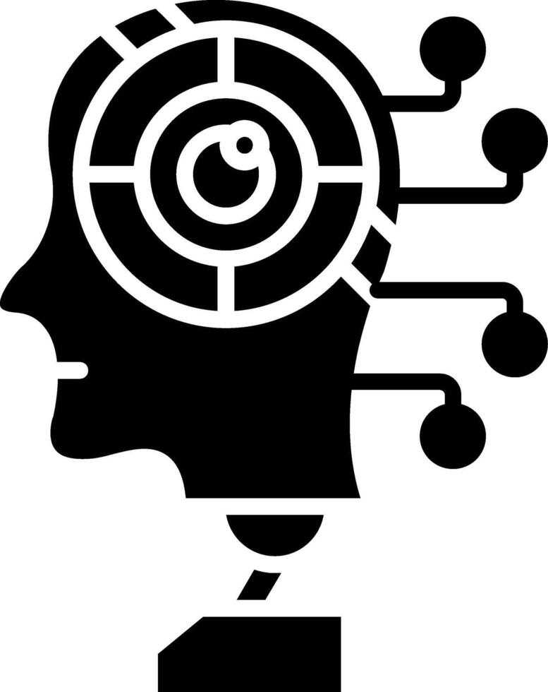 Robot Glyph Icon vector