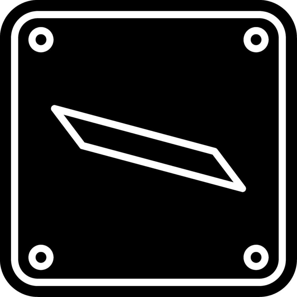 Arabic Language Glyph Icon vector