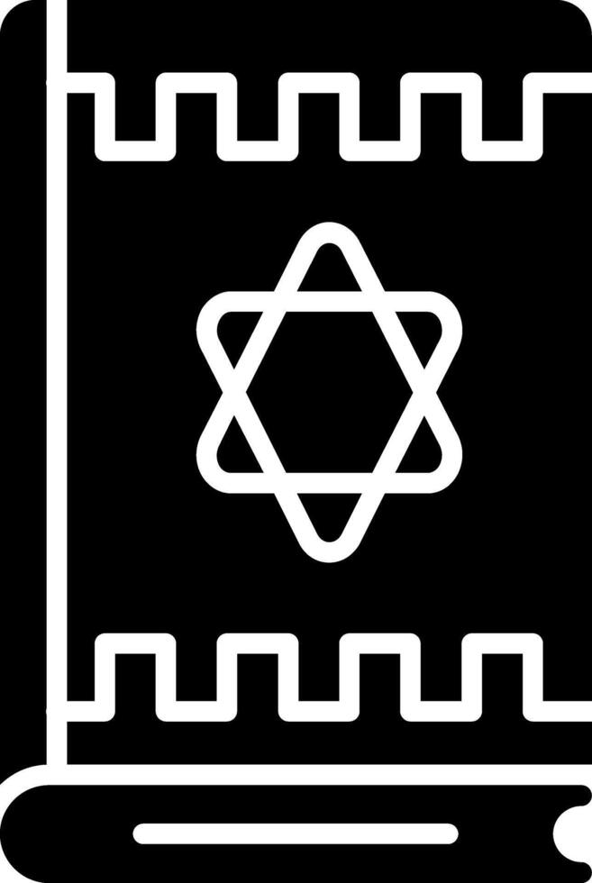 Book Glyph Icon vector