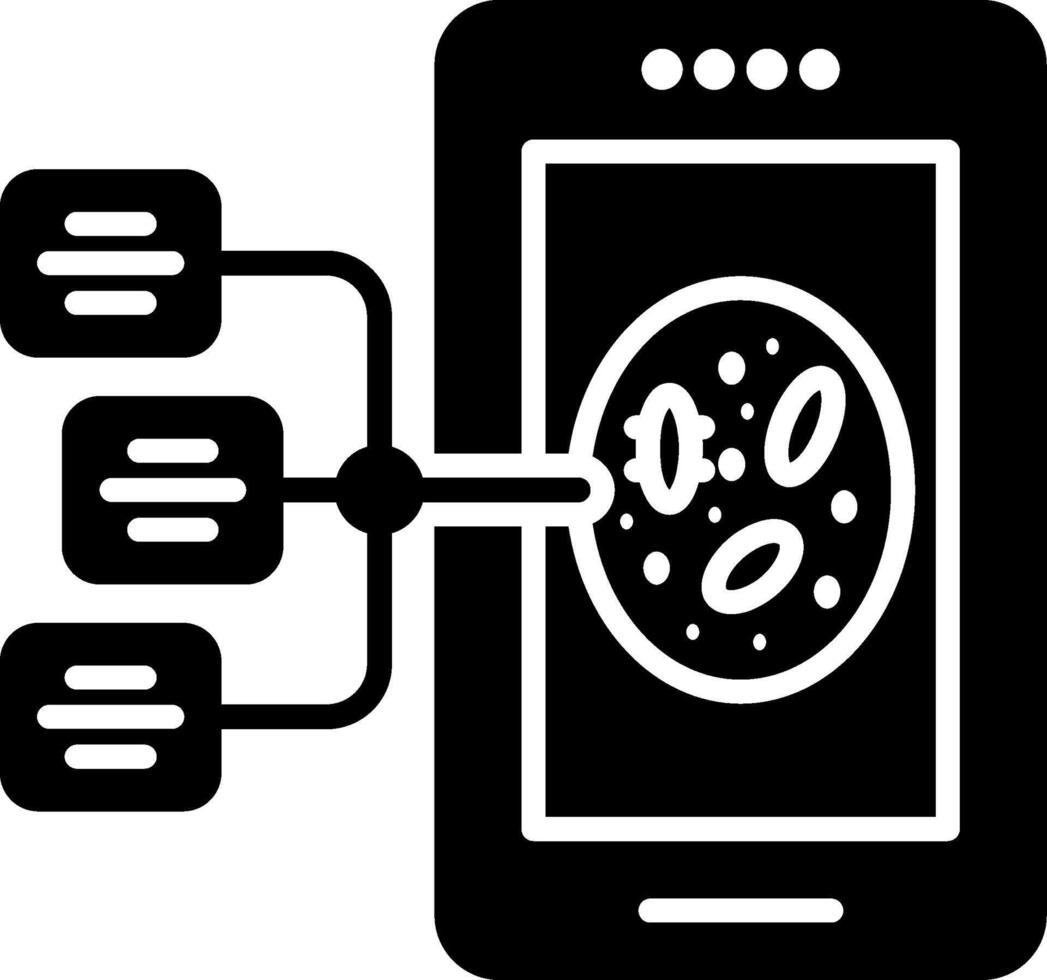 Cell Glyph Icon vector