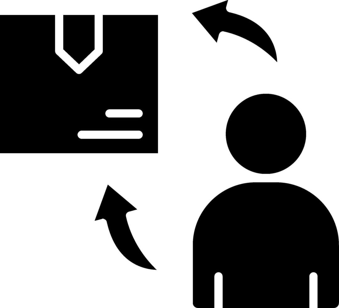 Feedback Glyph Icon vector