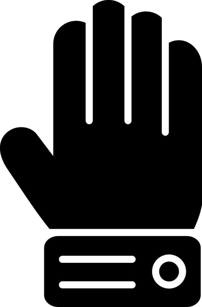 Hand Glyph Icon vector