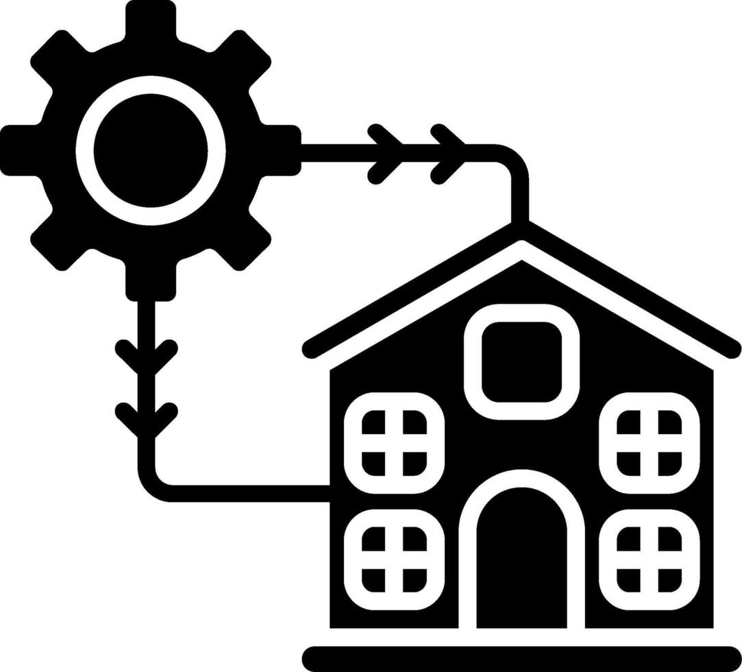 Management Glyph Icon vector