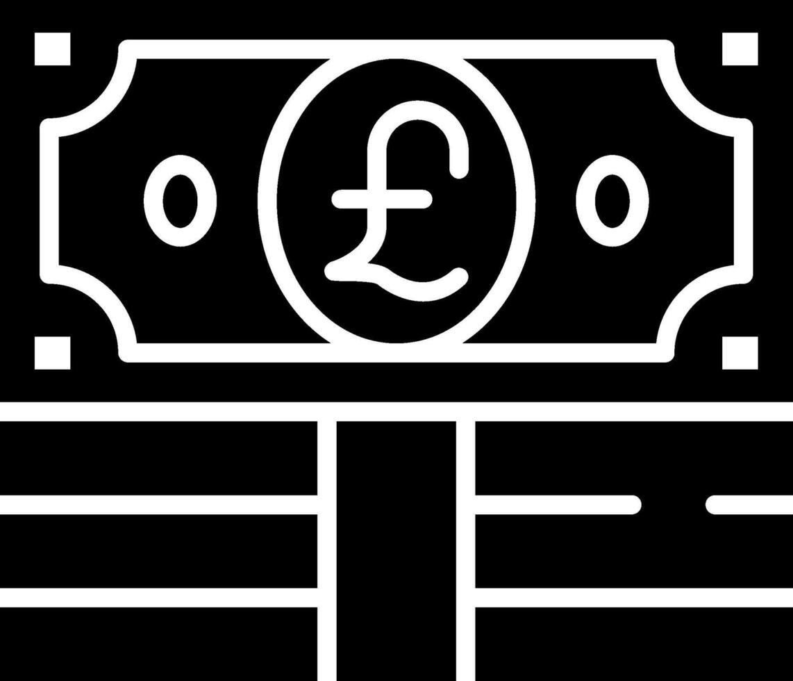 Pound Glyph Icon vector