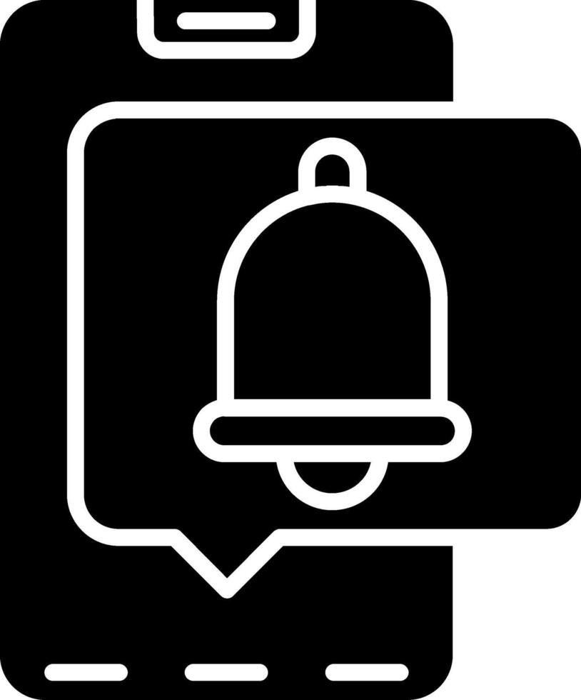 Smartphone Glyph Icon vector