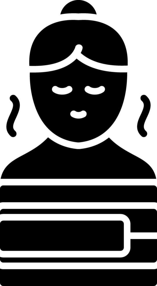 Wrapping Glyph Icon vector