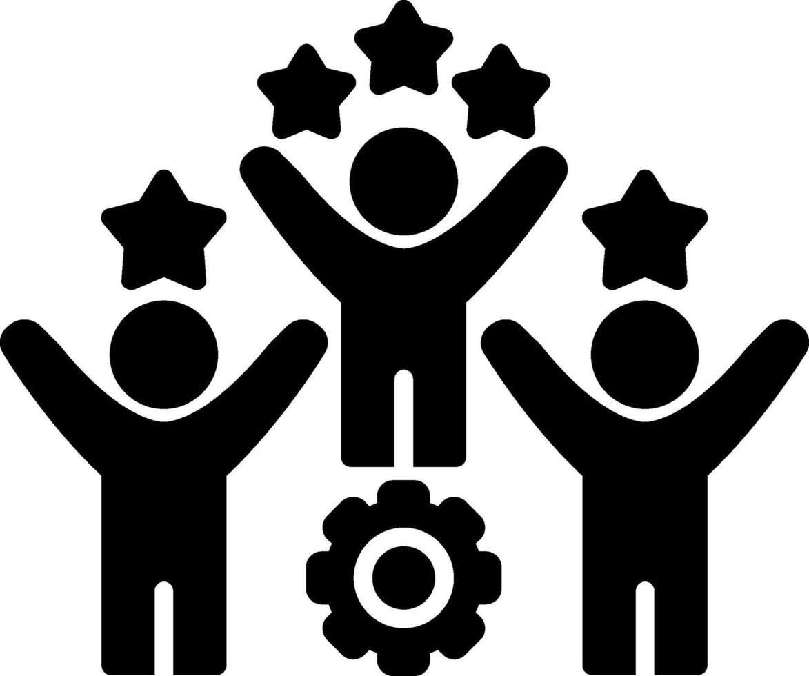 Competitive Glyph Icon vector