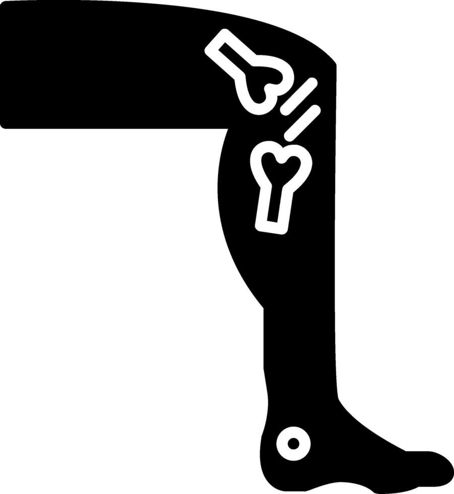 Joint Glyph Icon vector