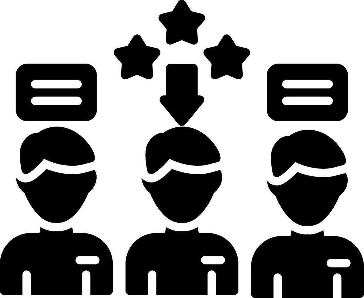 Hiring Glyph Icon vector