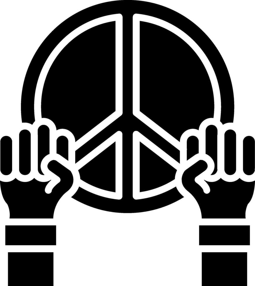 Protest Glyph Icon vector