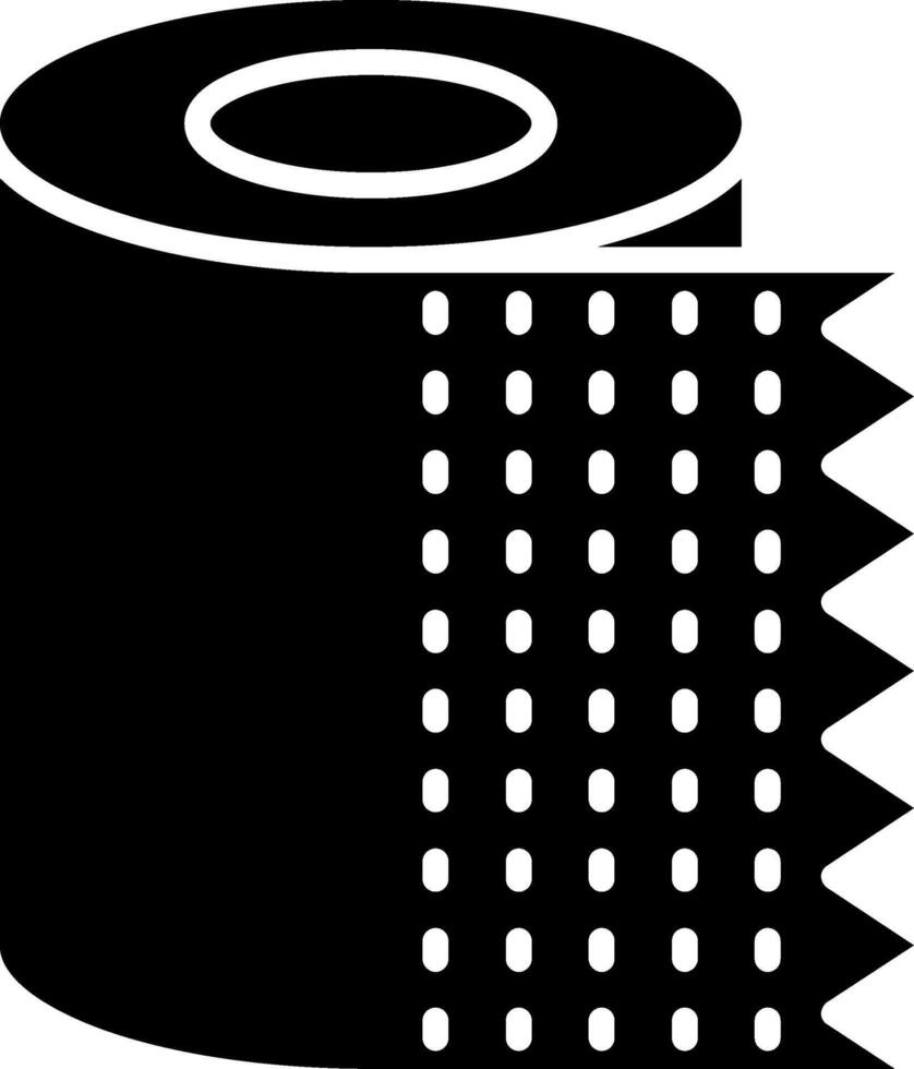 Roll Glyph Icon vector