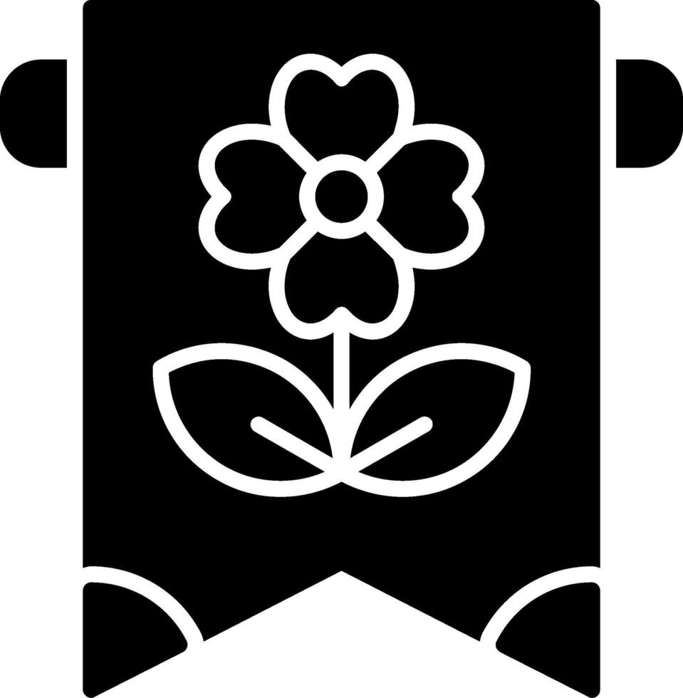 St Patrick Glyph Icon vector
