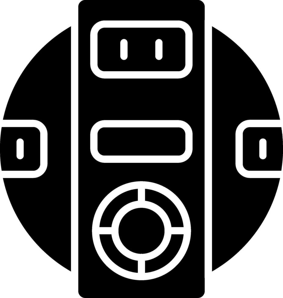 Robot Glyph Icon vector