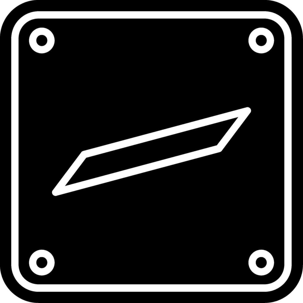 Arabic Language Glyph Icon vector