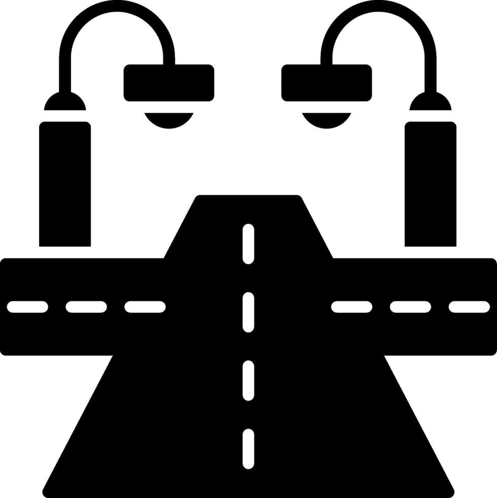 Street Glyph Icon vector