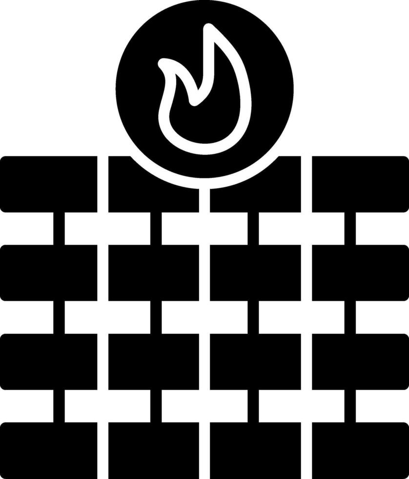 Bricks Glyph Icon vector