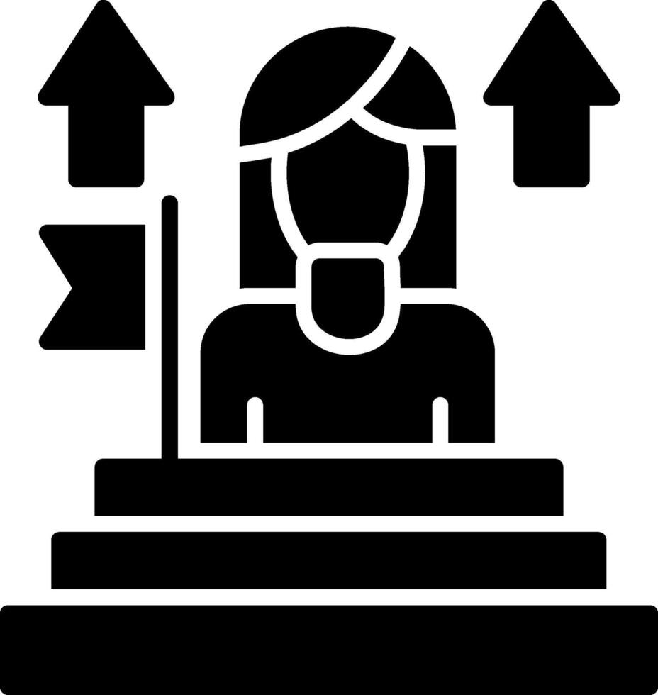Carrier Glyph Icon vector