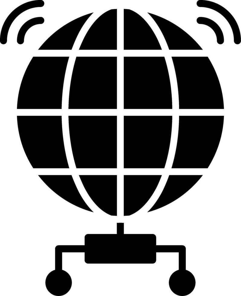 Internet Glyph Icon vector