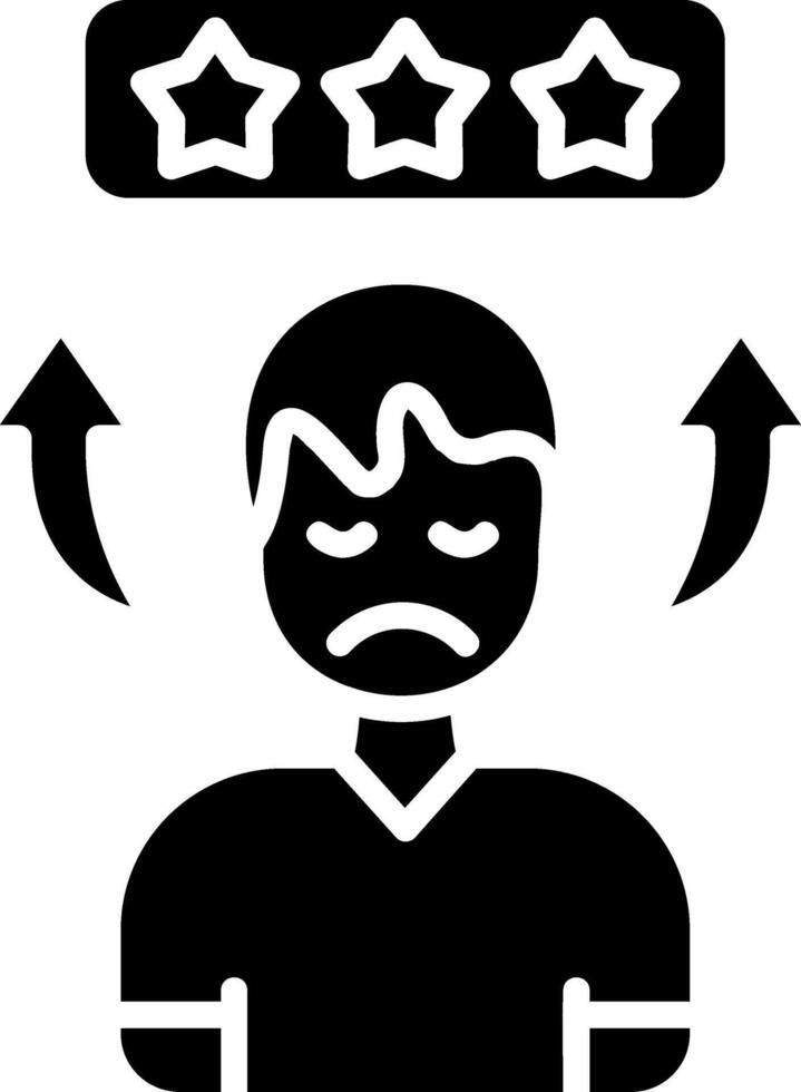 Feedback Glyph Icon vector