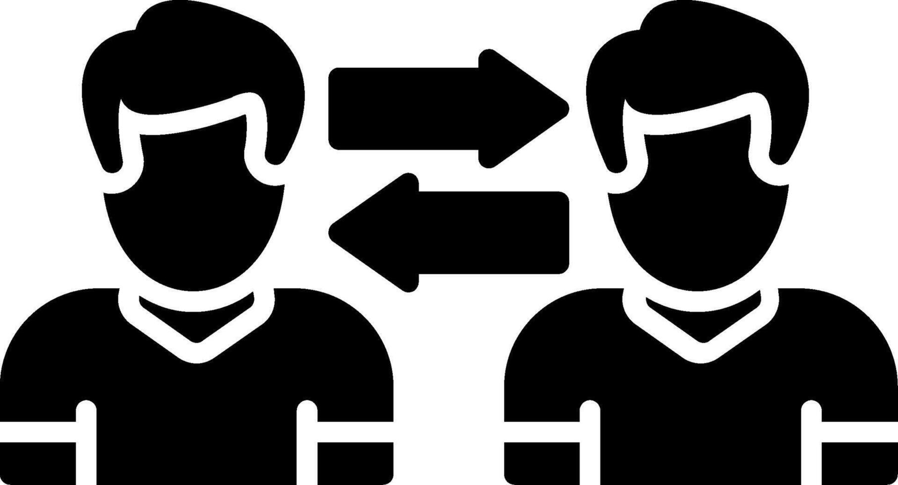 Communication Glyph Icon vector