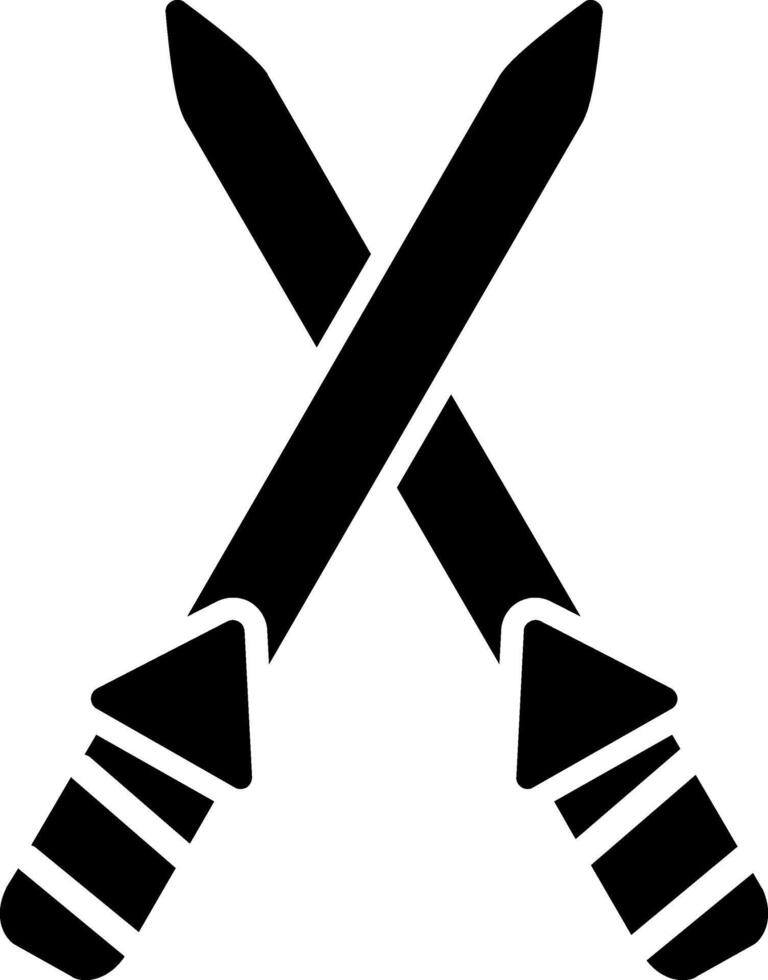 Spears Glyph Icon vector