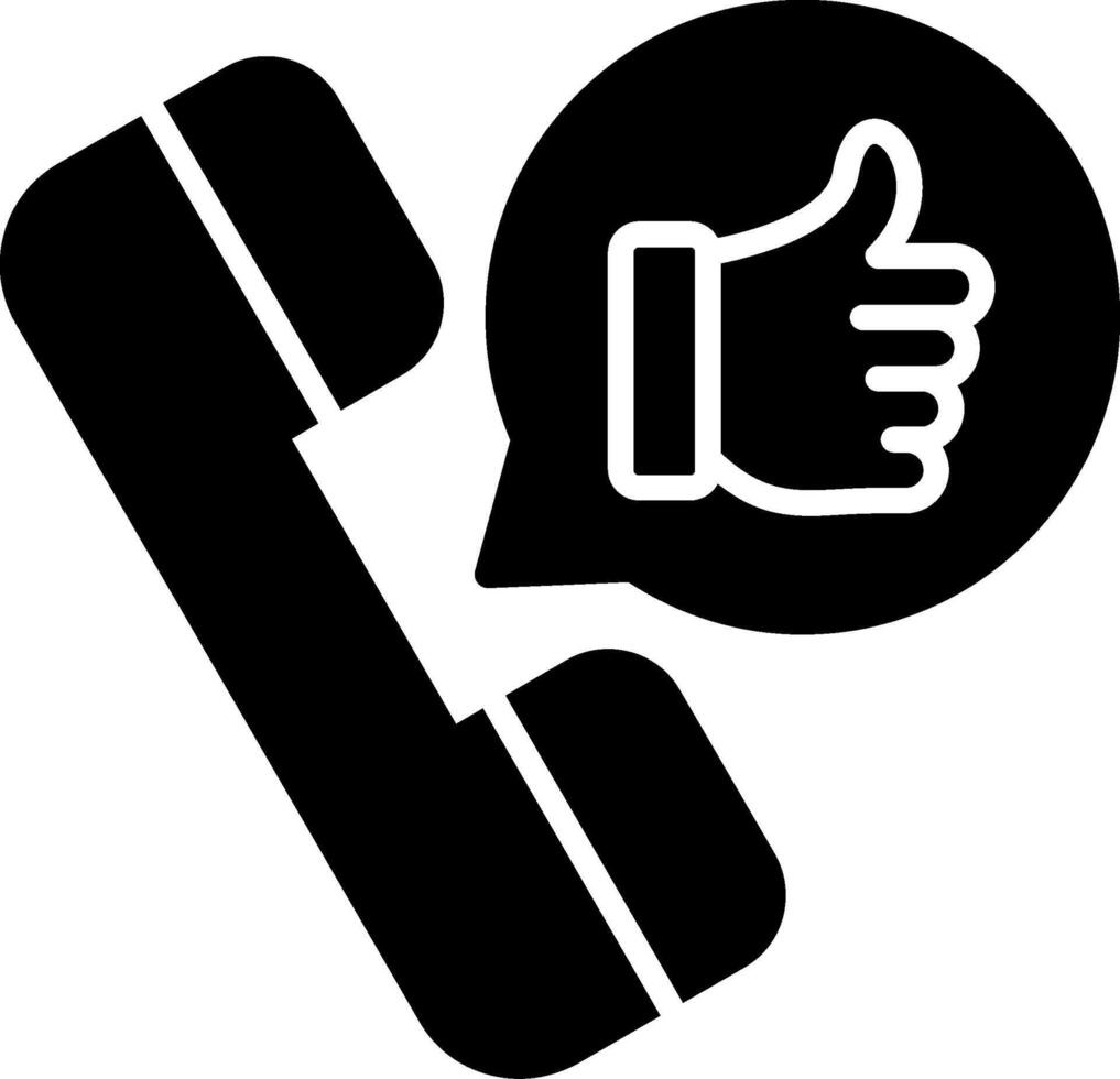Best Customer Experience Glyph Icon vector
