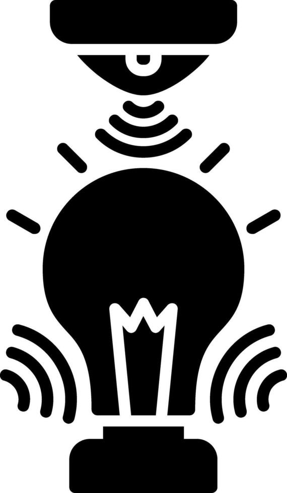 Light Sensor Glyph Icon vector