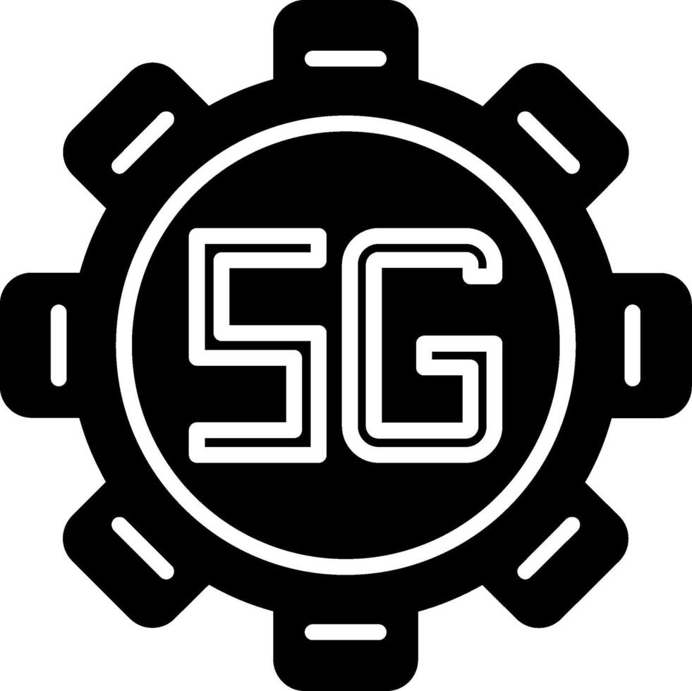 Management Glyph Icon vector