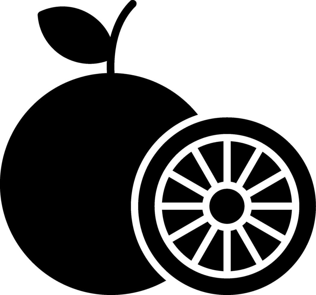 Orange Glyph Icon vector
