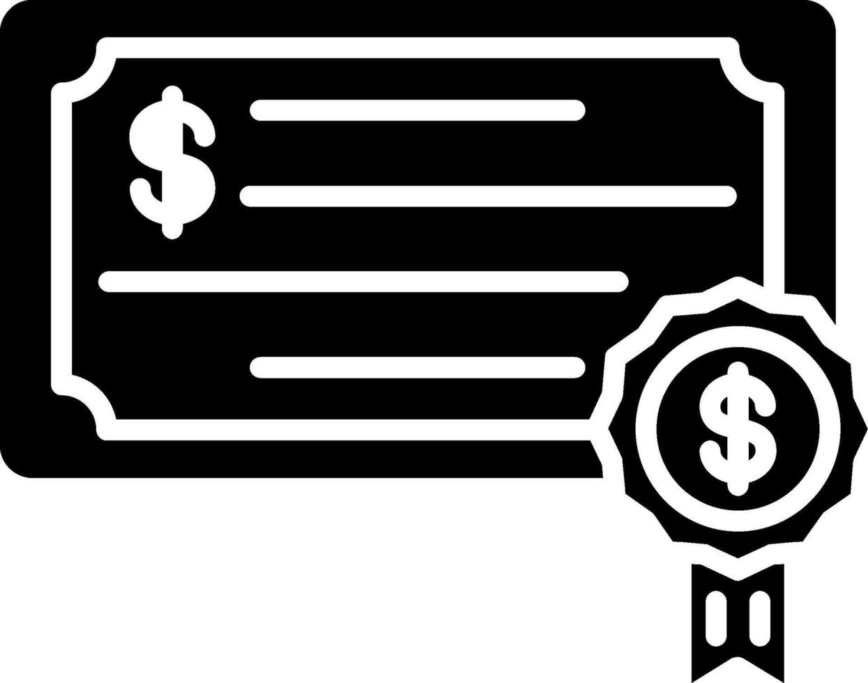 Bonds Glyph Icon vector