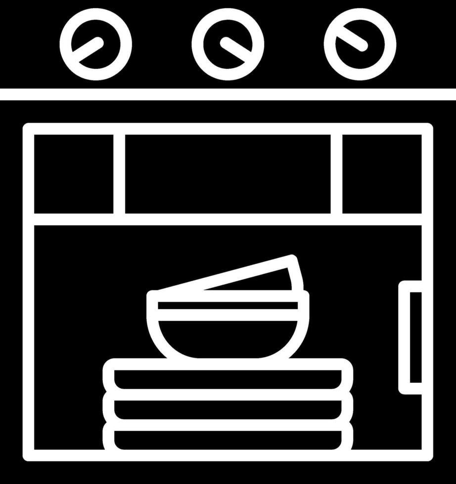 Cabinet Glyph Icon vector
