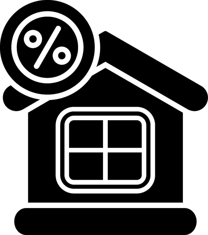 Property Glyph Icon vector