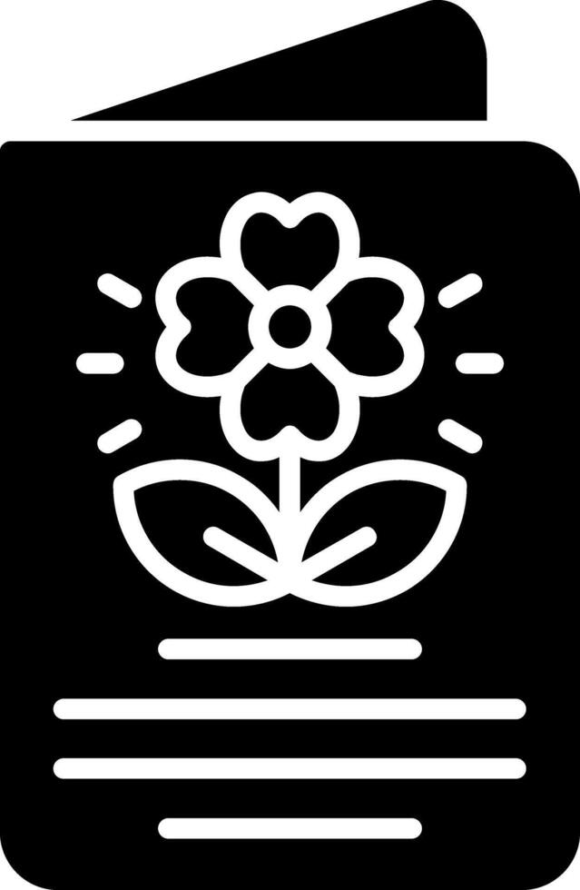 Invitation Glyph Icon vector