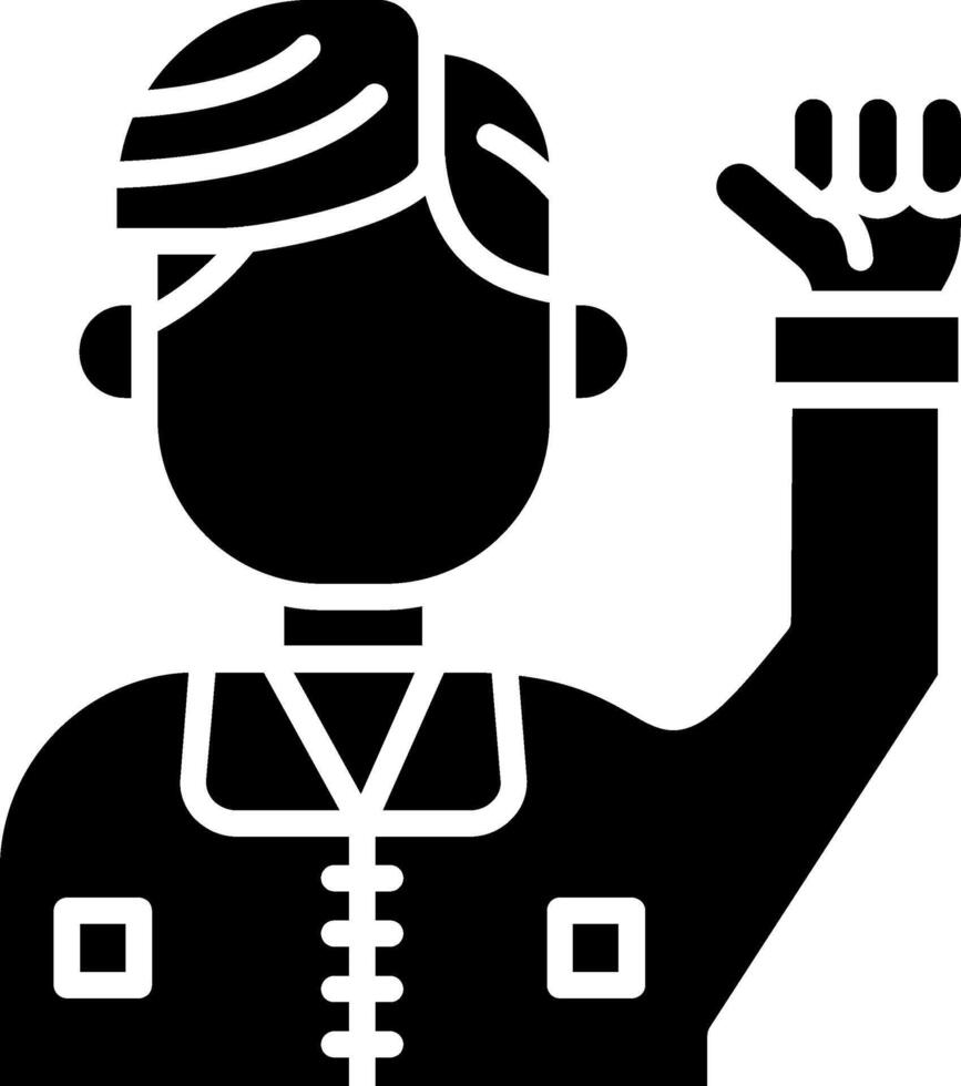 Motivation Glyph Icon vector