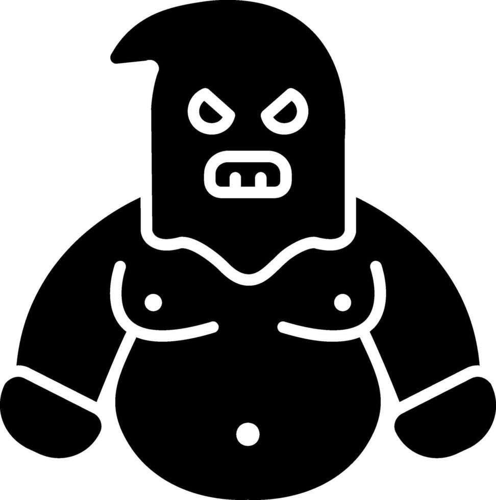 Executioner Glyph Icon vector