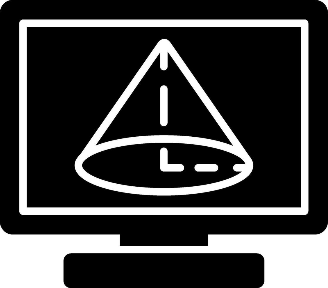 Elearning Glyph Icon vector