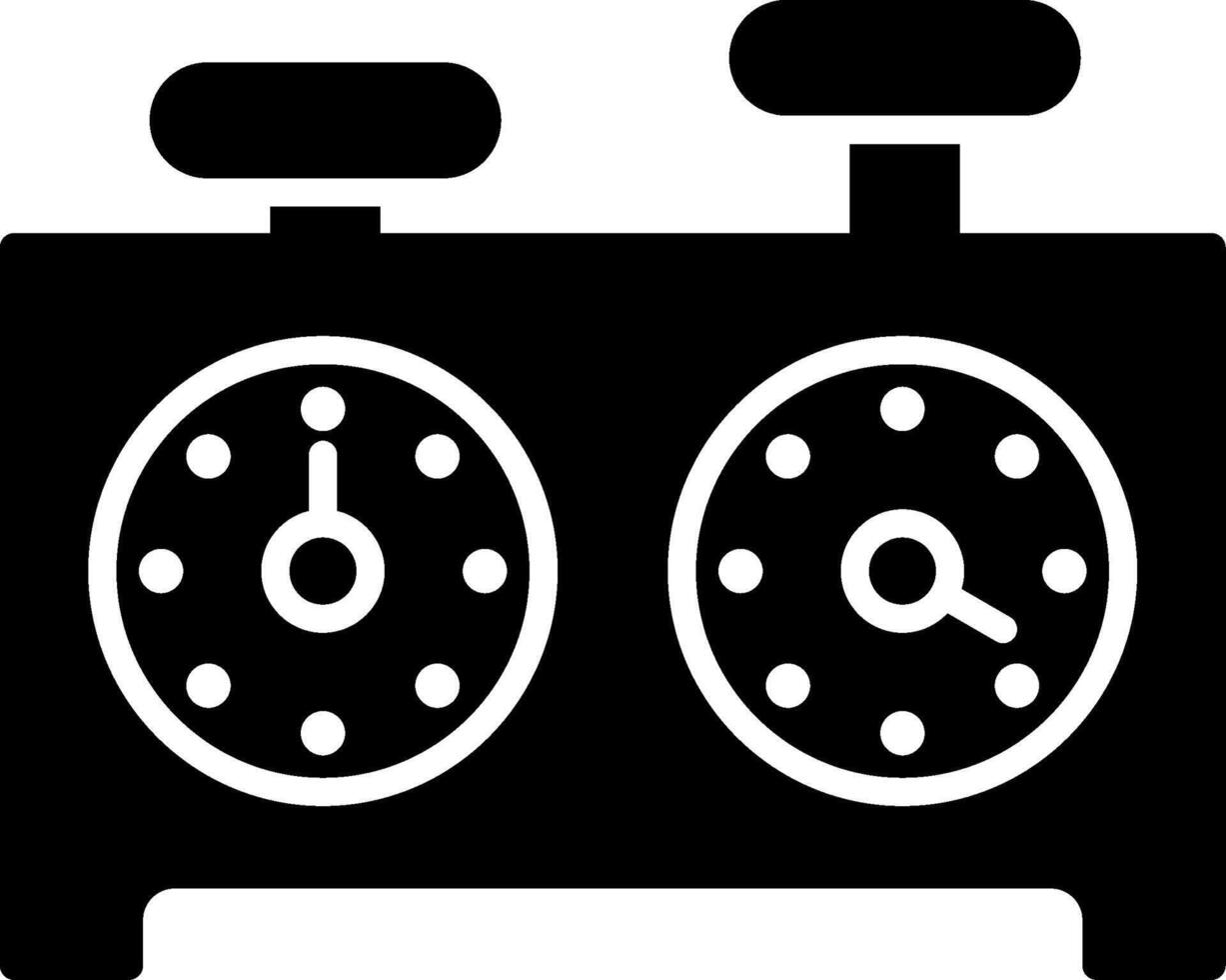 Timer Glyph Icon vector