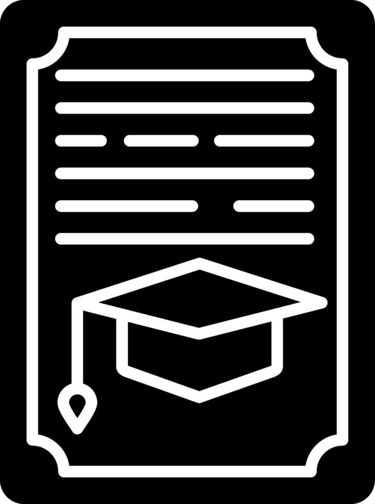 Education Glyph Icon vector
