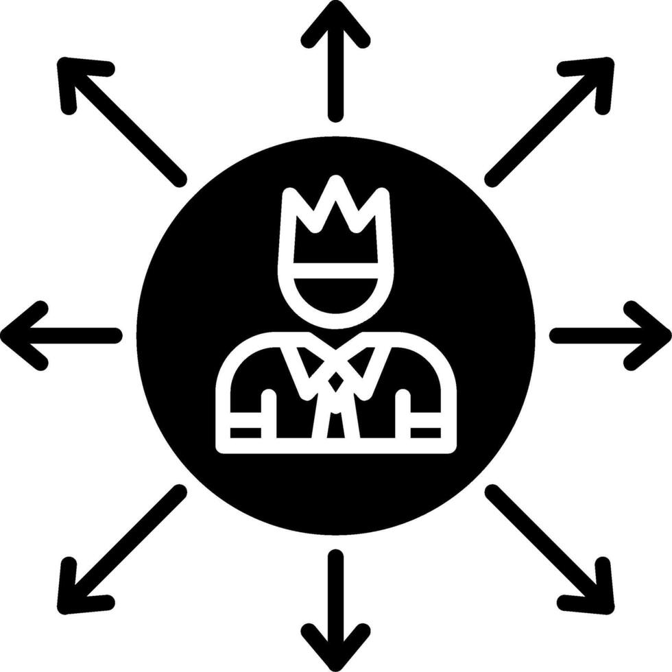 Mentor Glyph Icon vector