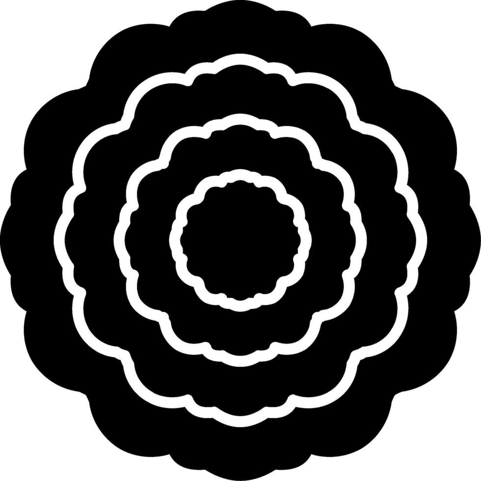 Ranunculaceae Glyph Icon vector